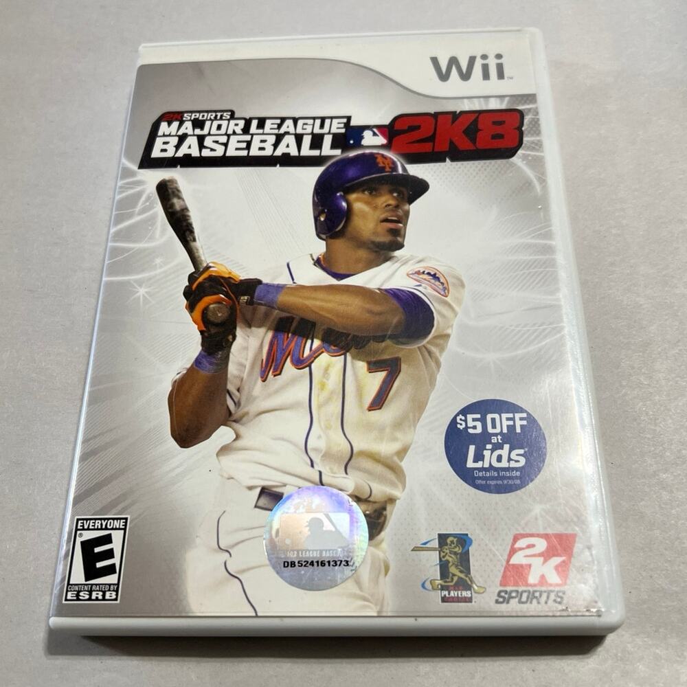 2K Sports Major League Baseball 2K8 for Nintendo Wii Complete in Box